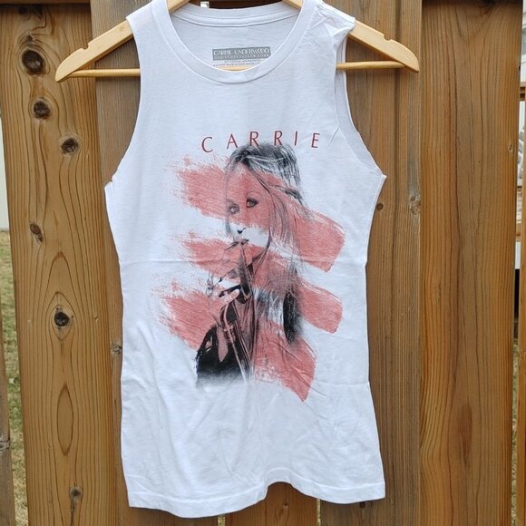 Carrie Underwood Storyteller T-Shirt Cut off Tank Women's Size Small OFFICIAL - Picture 2 of 5